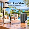 DV200 2.7K action cam con clip da cappello e controllo tramite app - Nero