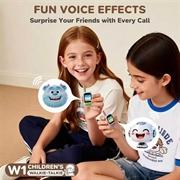 Walkie-talkie video per bambini DW1 con lettore MP3 - 2 pezzi - Viola / Verde