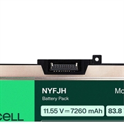 Batteria essenziale per laptop Dell Precision 15 Green Cell - 7260mAh