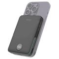 Power bank wireless magnetico Deltaco da 5000mAh con supporto - Nero