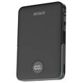 Power bank wireless magnetico Deltaco da 5000mAh con supporto - Nero