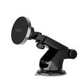 Caricabatterie/supporto magnetico wireless per auto Deltaco doppio supporto - Qi2, 15W - Nero
