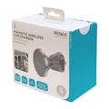 Caricabatterie/supporto magnetico wireless per auto Deltaco doppio supporto - Qi2, 15W - Nero