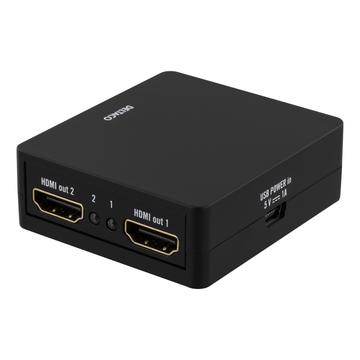 Splitter HDMI Deltaco 1 x 2 - 1080p Full HD - Nero