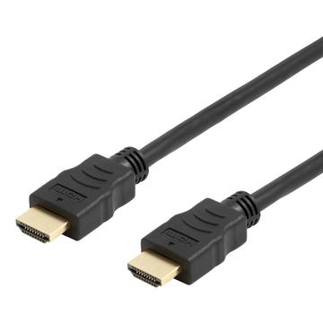 Cavo HDMI 2.0 ad alta velocità con Ethernet di Deltaco - 1 m - nero