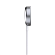 Caricabatterie wireless magnetico Deltaco per Apple Watch/Samsung Galaxy Watch - Bianco