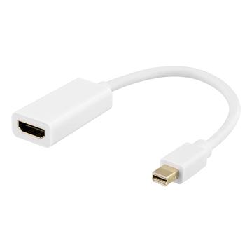 Adattatore da Mini DisplayPort a HDMI di Deltaco - 0,2 m - Bianco