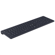 Tastiera wireless Deltaco TB-907 a forbice full-size con tasto AI - Layout nordico - Grigio scuro