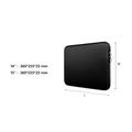 Custodia in neoprene Deluxe per laptop - 14"-15" - Nera