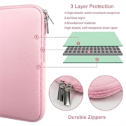 Custodia in neoprene Deluxe per laptop - 12" - Rosa