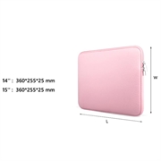 Custodia in neoprene Deluxe per laptop - 14"-15" - Rosa