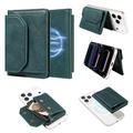 Portafoglio staccabile con blocco RFID e portacarte MagSafe - Verde