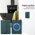 Portafoglio staccabile con blocco RFID e portacarte MagSafe - Verde