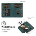 Portafoglio staccabile con blocco RFID e portacarte MagSafe - Verde