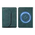 Portafoglio staccabile con blocco RFID e portacarte MagSafe - Verde