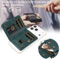 Portafoglio staccabile con blocco RFID e portacarte MagSafe - Verde