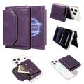 Portafoglio staccabile con blocco RFID e portacarte MagSafe - Viola
