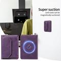 Portafoglio staccabile con blocco RFID e portacarte MagSafe - Viola