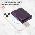Portafoglio staccabile con blocco RFID e portacarte MagSafe - Viola