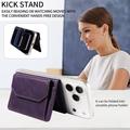 Portafoglio staccabile con blocco RFID e portacarte MagSafe - Viola