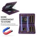 Portafoglio staccabile con blocco RFID e portacarte MagSafe - Viola