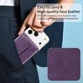 Portafoglio staccabile con blocco RFID e portacarte MagSafe - Viola