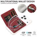 Portafoglio staccabile MagSafe con blocco RFID - Rosso