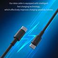 Cavo USB-C intelligente Devia EC317 da 1.5m - PD 100W, 5A - Nero