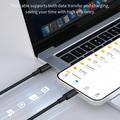 Cavo USB-C intelligente Devia EC317 da 1.5m - PD 100W, 5A - Nero