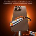 Cavo USB-C multifunzione Devia EC660 Ultra2 con lampada LED e accendisigari - 1.5m - Nero