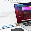 Cavo USB-C multifunzione Devia EC660 Ultra2 con lampada LED e accendisigari - 1.5m - Nero