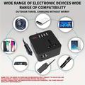 Inverter per auto con display digitale / Convertitore da CC a CA - 150W - Nero