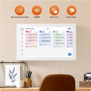 Agenda digitale per la famiglia con display touchscreen - 15.6" - Bianco