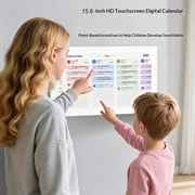 Agenda digitale per la famiglia con display touchscreen - 15.6" - Bianco