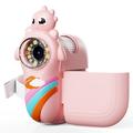 Microscopio portatile per bambini Dinosauro - Rosa