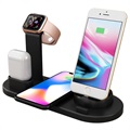 Docking Station with QI Wireless Charger UD15 - Black