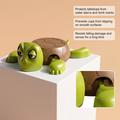 Portabicchieri "Tartaruga divertente" Dowmoo 3D - Verde / Marrone