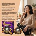 Giocattolo morbido Dowmoo Halloween Mystery Dumpling - Scheletro