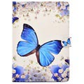 iPad 9.7 2017/2018 Wonder Series Folio Case - Blue Butterfly