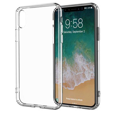 Custodia Anti-Shock TPU per iPhone X / iPhone XS - Trasparente