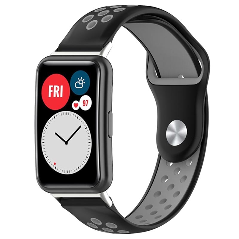 Cinturino Sportivo in Silicone a Doppio Colore per Huawei Watch Fit