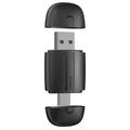 Adattatore wireless per CarPlay e Android Auto 2-in-1 a doppia testa