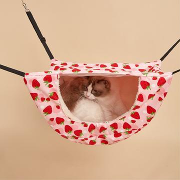 Amaca per gatti a doppio strato - Fragola