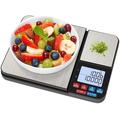 Bilancia da cucina digitale a doppia piattaforma con display a LED - 5kg/0.01g