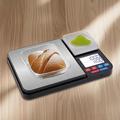 Bilancia da cucina digitale a doppia piattaforma con display a LED - 5kg/0.01g