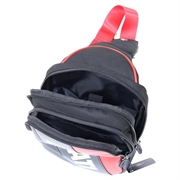 Borsa a tracolla Ducati con tracolla regolabile - Nero / Rosso