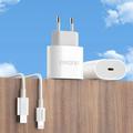 Caricabatterie da muro Dudao A14EUC da 20W con USB-C PD e cavo USB-C - Cavo