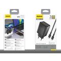 Caricabatterie da parete Dudao A29C 65W GaN con cavo USB-C
