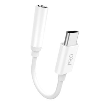 Adattatore audio da USB-C a 3.5mm Dudao L16CPro - Bianco