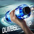 Borraccia a forma di manubrio - 550ml - Blu